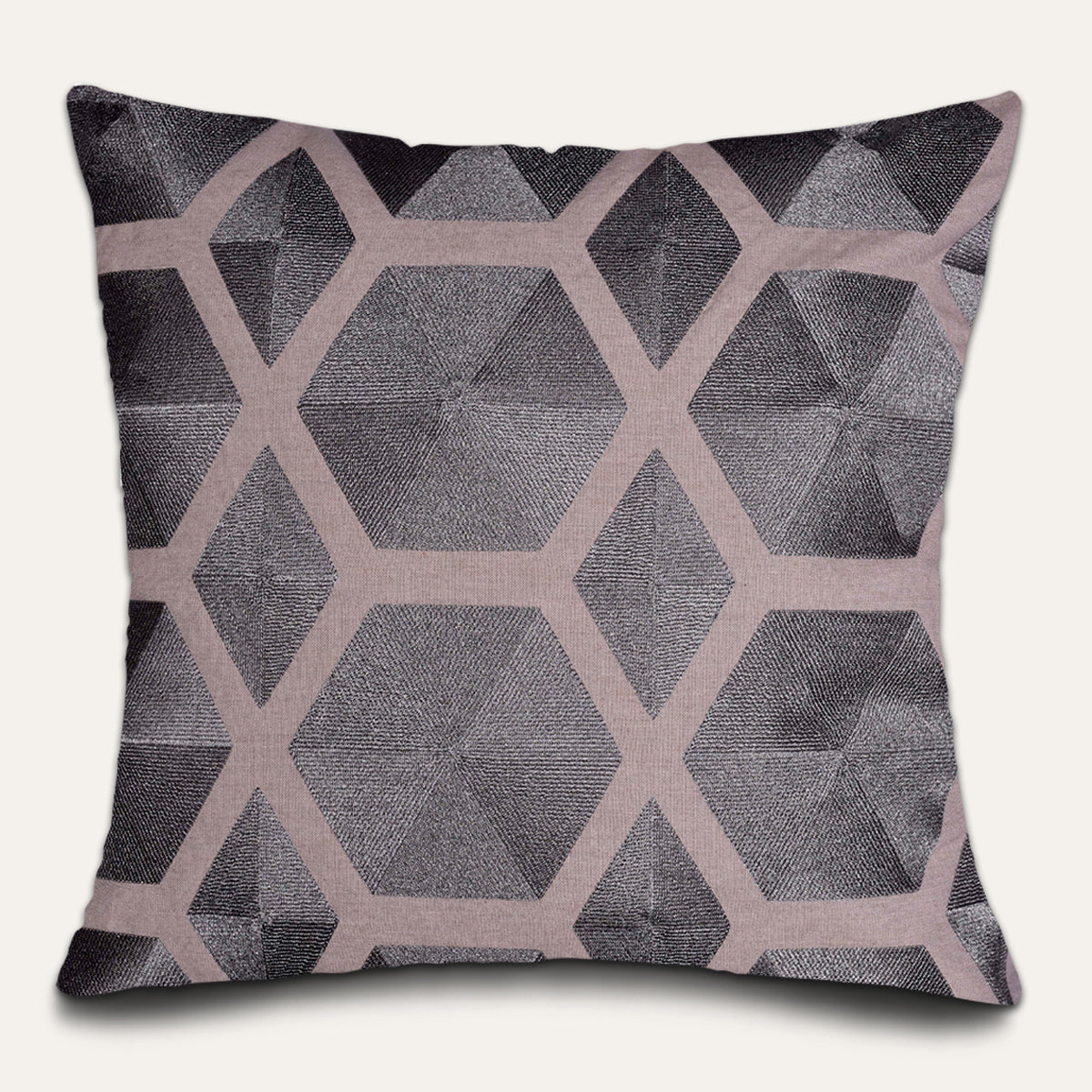 Brown Throw Pillow Covers | Decorative Cushion Covers with Zipper Closure - 20 x 20