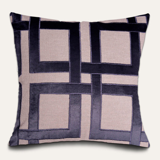 Throw Pillow Covers - Beige Brown Decorative Cushion Covers 20 x 20 Inch