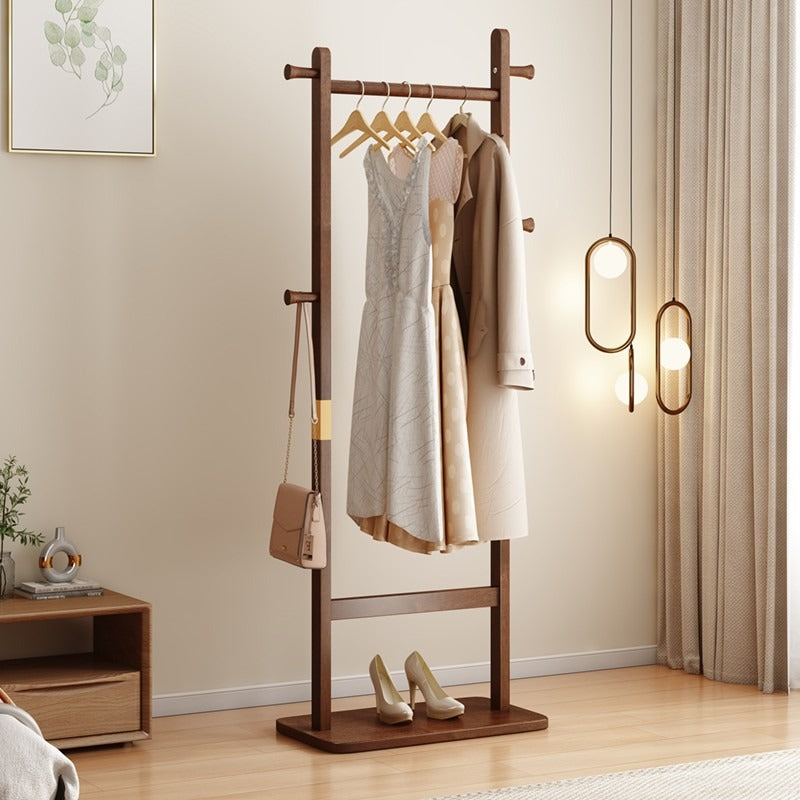 Solid Wood Coat Rack in Walnut