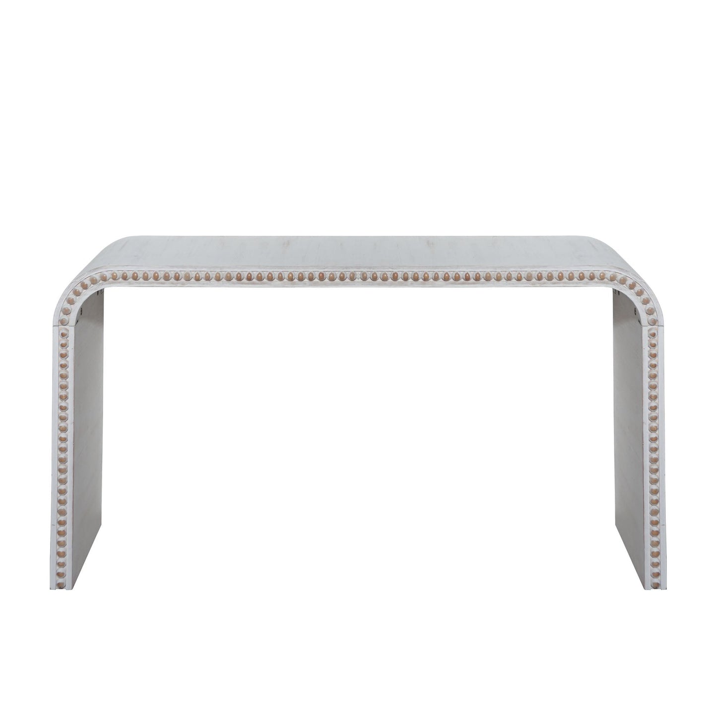 Washed White Console Table
