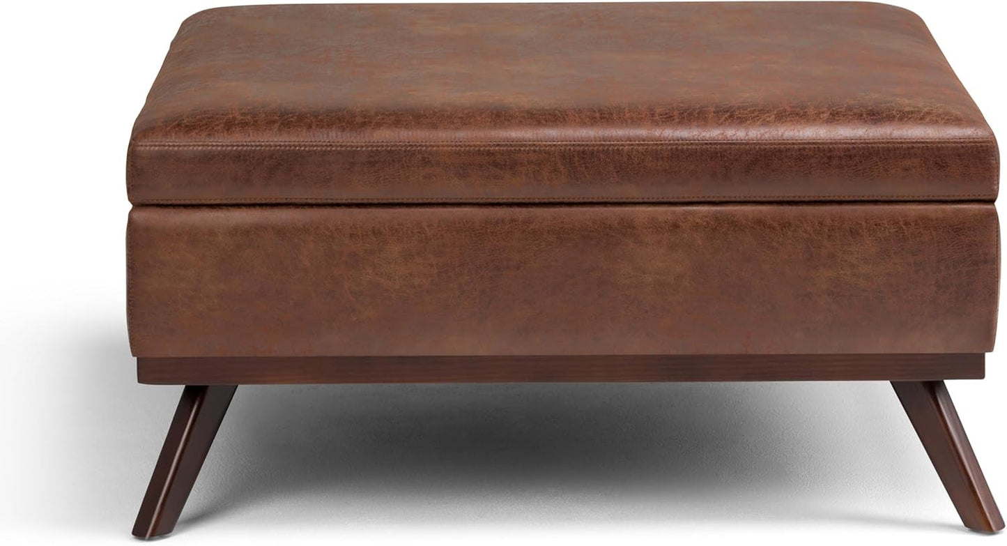 Owen 36Inches Wide Mid Century Storage Coffee Table