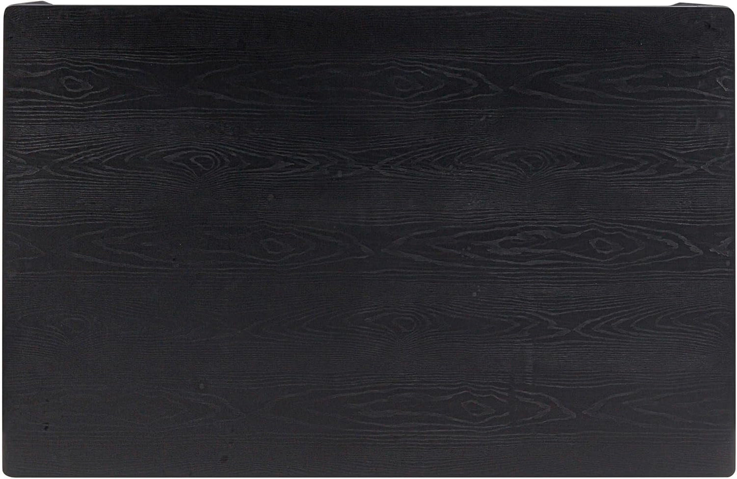 Mingle 55 Inch Modern Rectangular Dinner Table Burnt Black