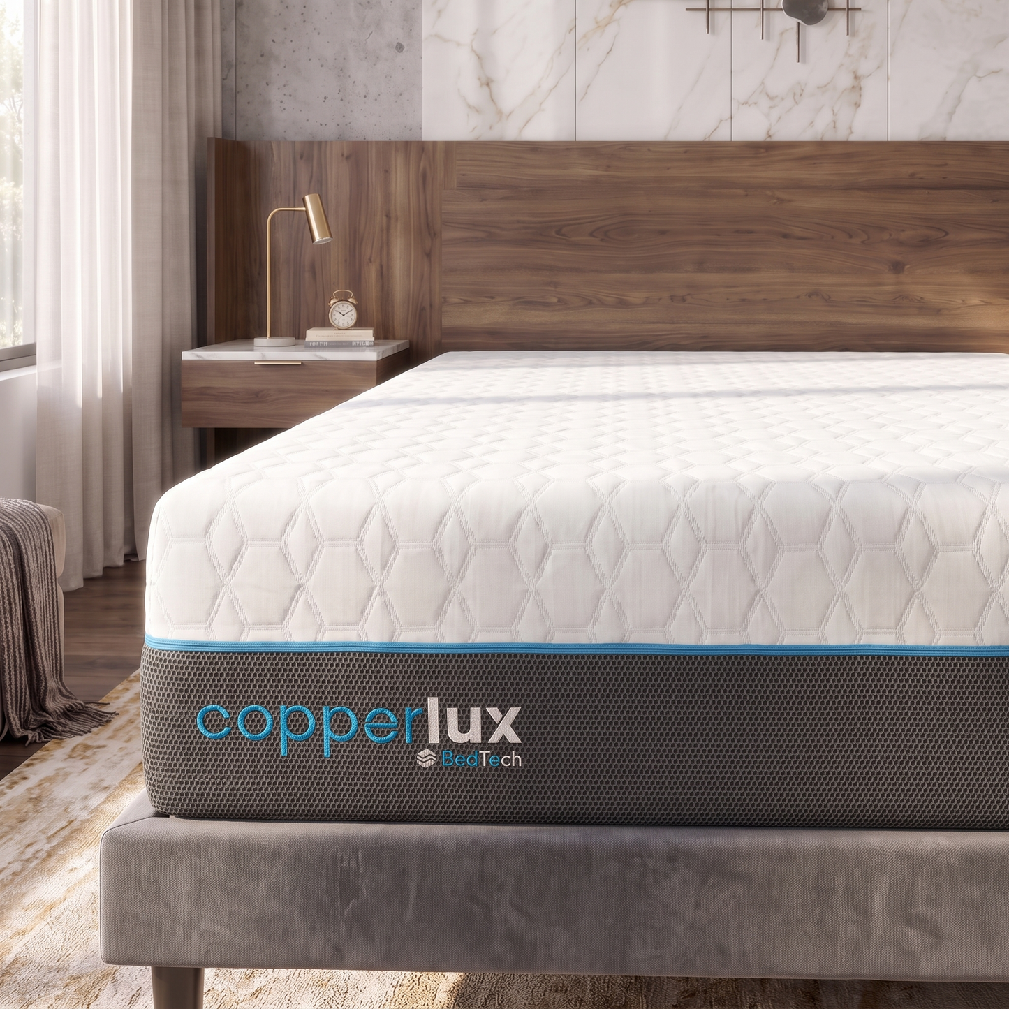 Copper Lux 12" Queen Soft Memory Foam Mattress