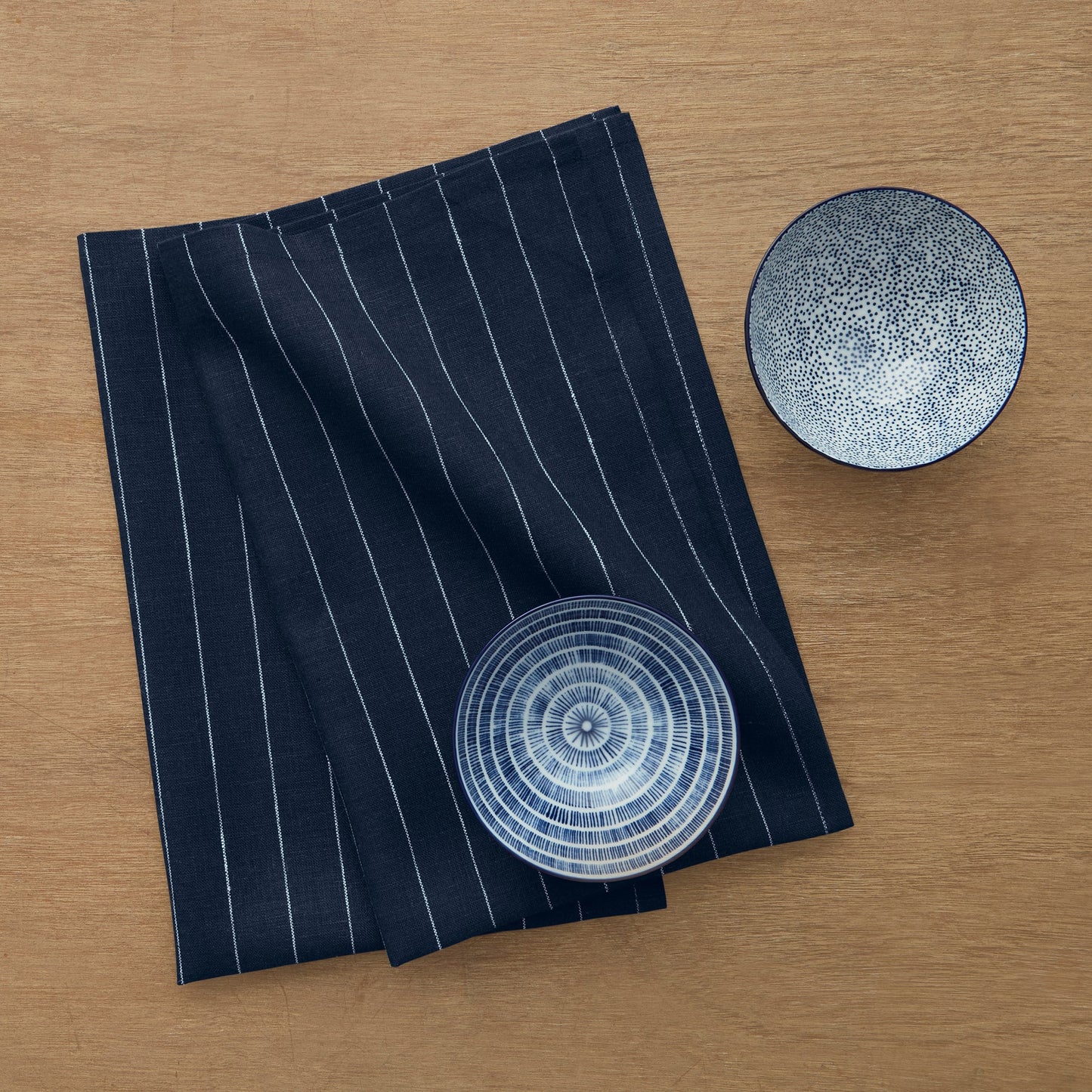 Pinstripe Kitchen Towels, Set of 2