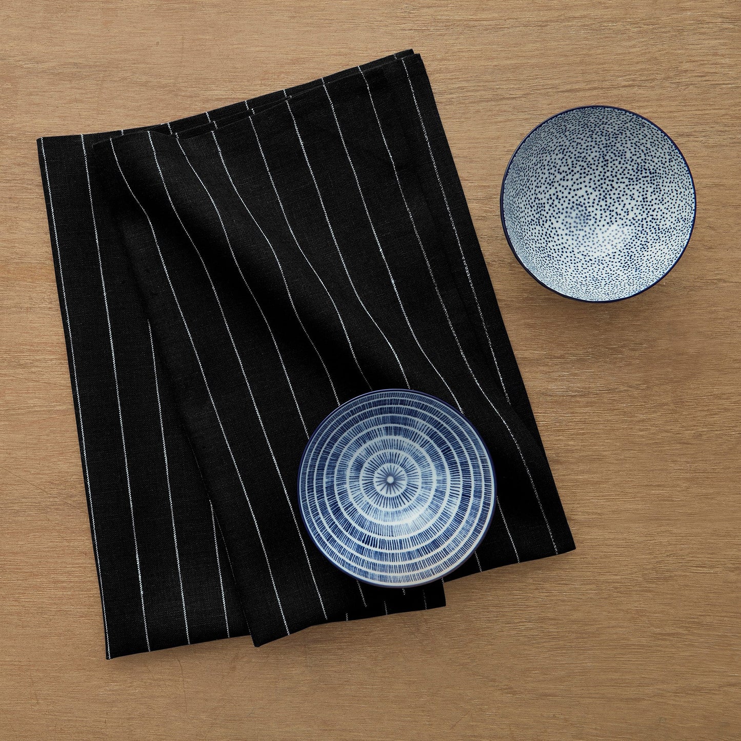 Pinstripe Kitchen Towels, Set of 2
