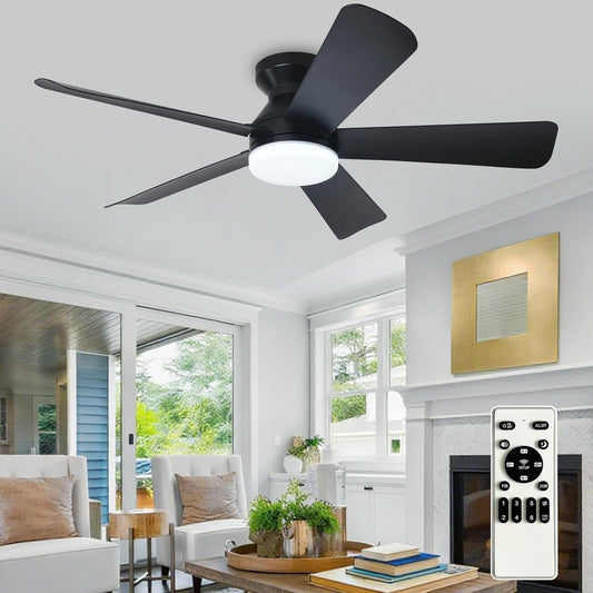 42 Inch Ceiling Fan With Dimmable LED Light Remote