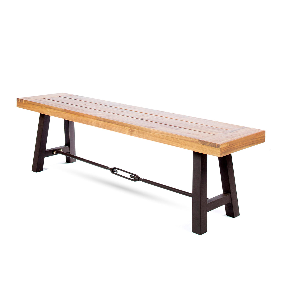 Acacia Wood Outdoor Dining Bench