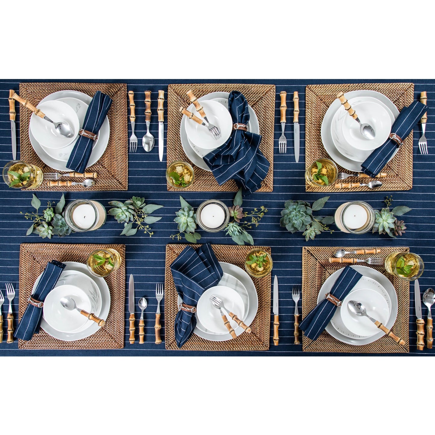 Pinstripe Tablecloth
