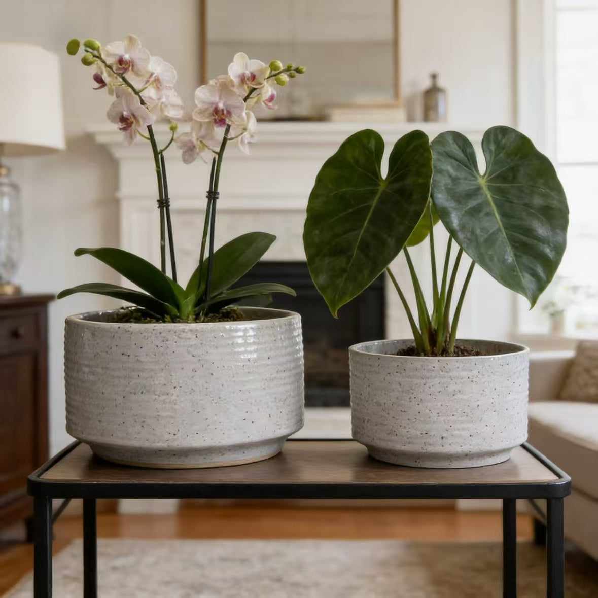 Handmade Ceramic Planter Set of 2