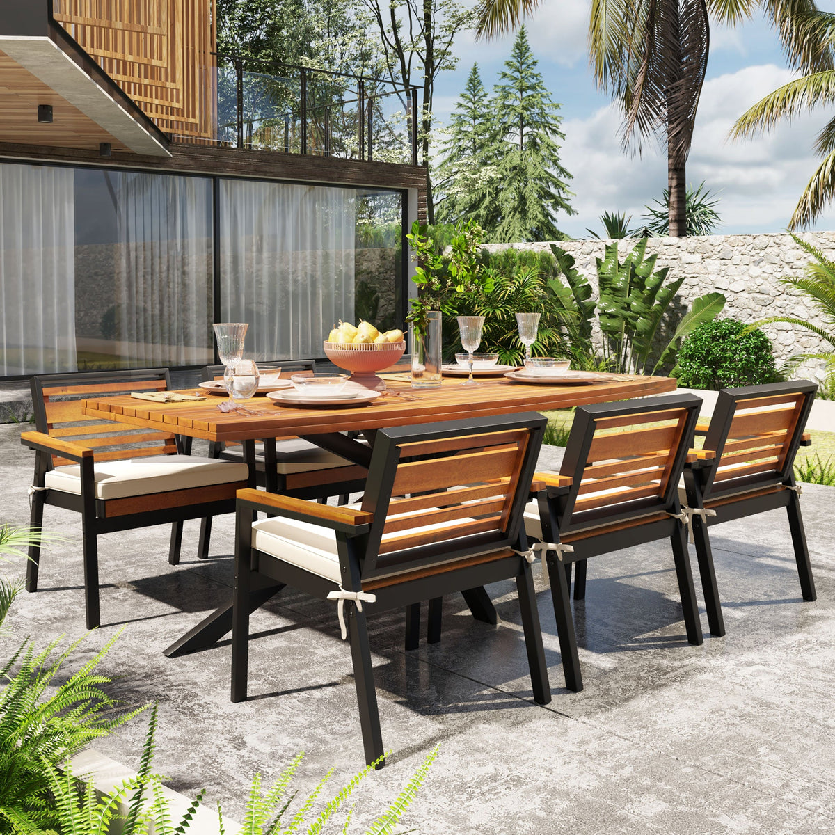 Modern 7-Piece Dining Set