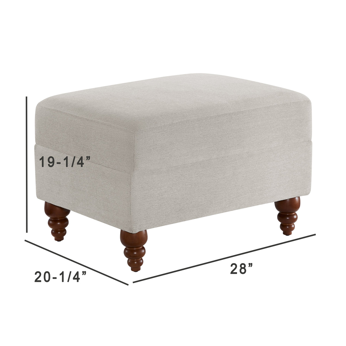 Candor Ottoman - Sea Oat