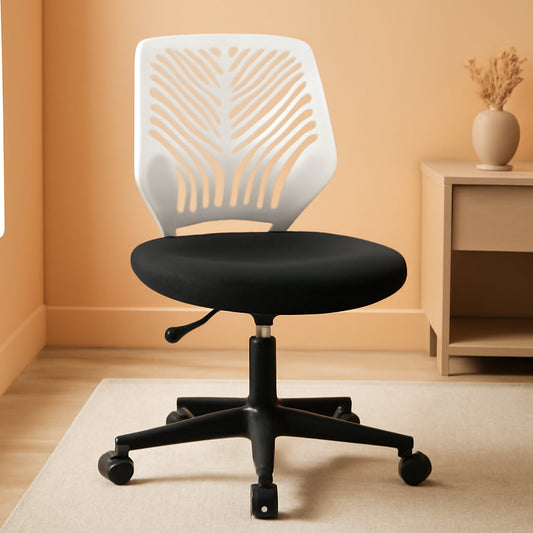 Dark Gray Ergonomic Adjustable Desk Chair Lumbar Support