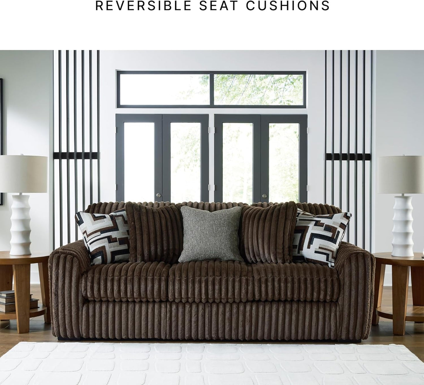 Queen Sofa Sleeper Anthracite Black Memory Foam Ultra