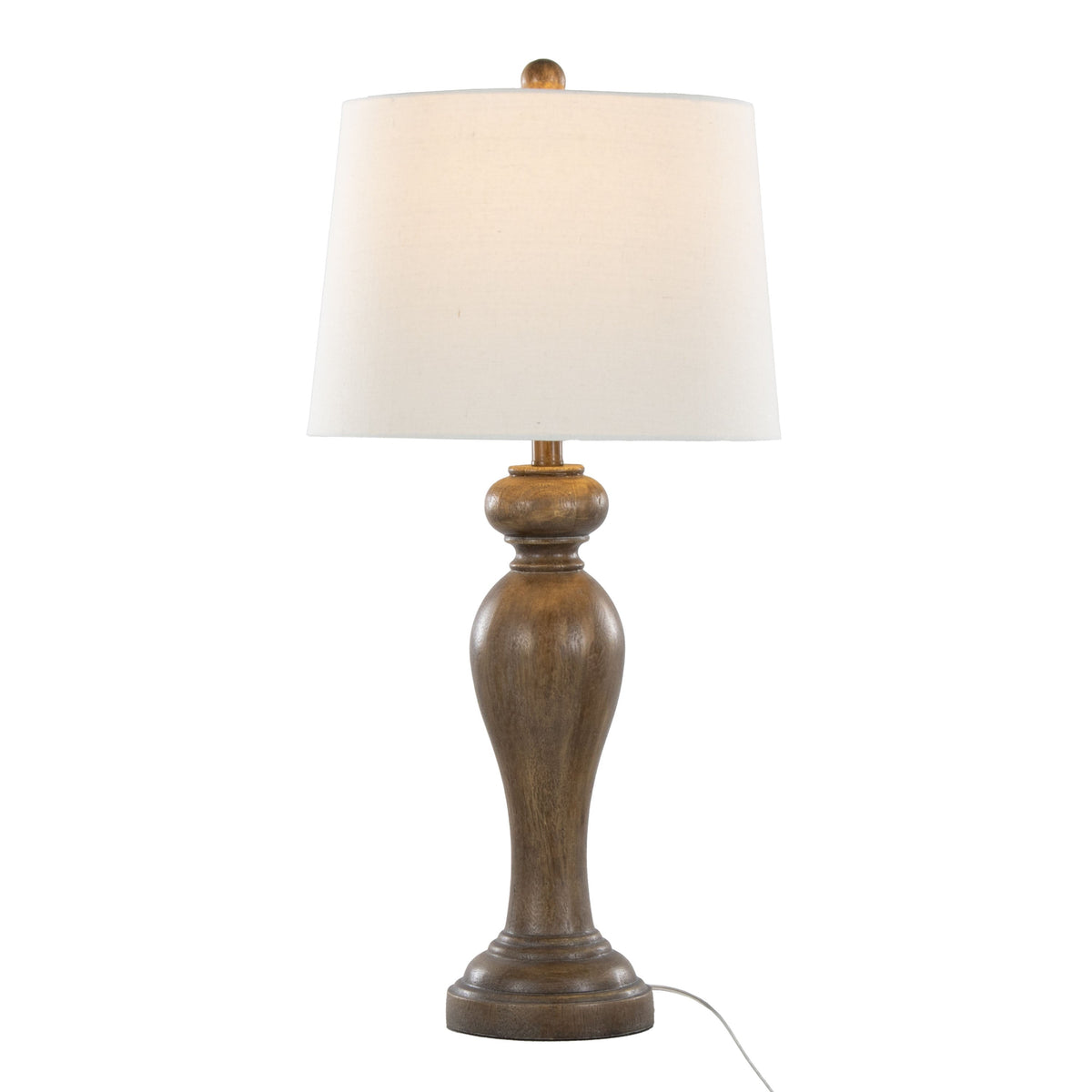 Peppa 31" Contemporary Polyresin Table Lamp in Opal