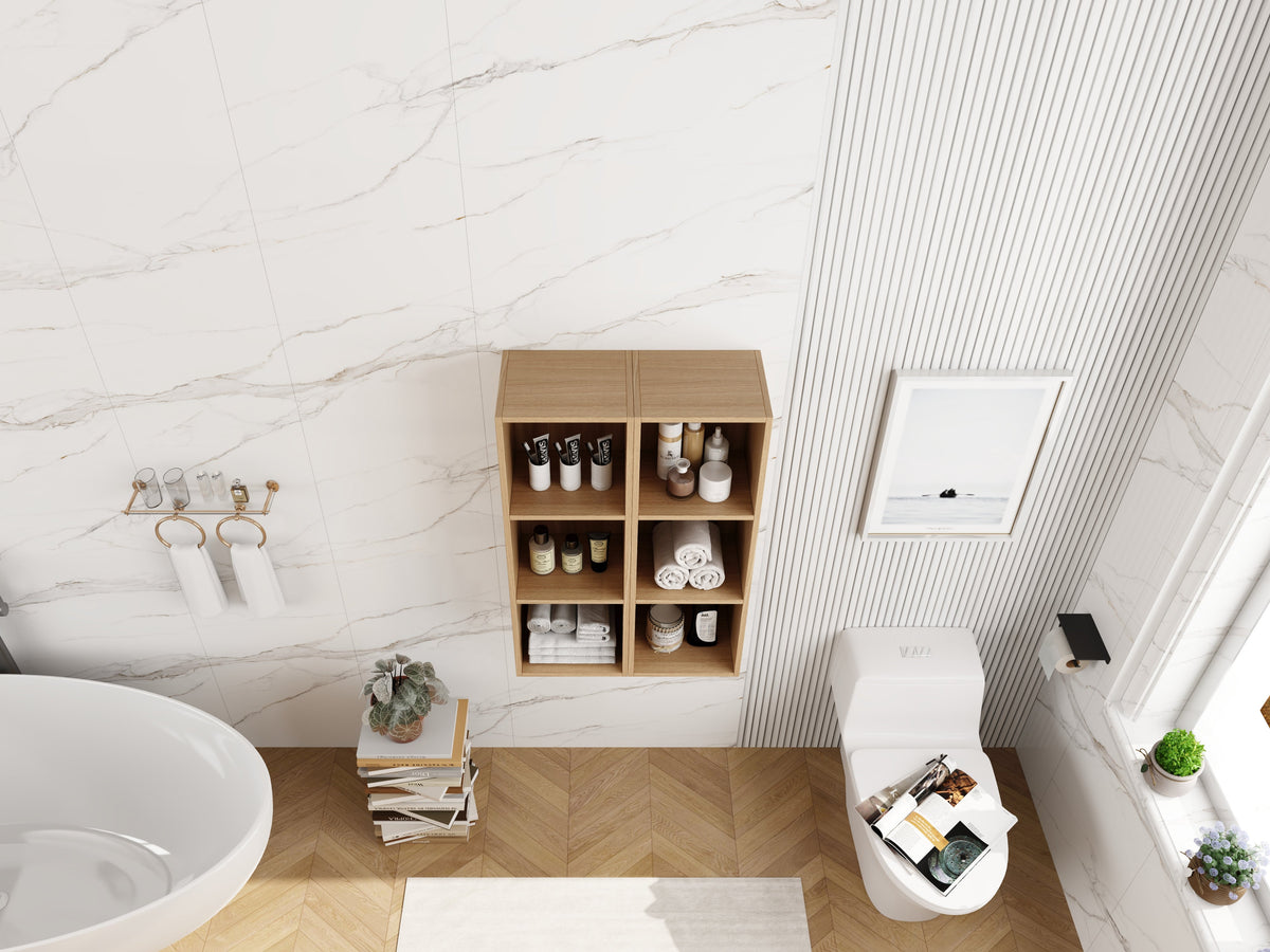 24 Inch Wall Mounted Storage Shelves Combination