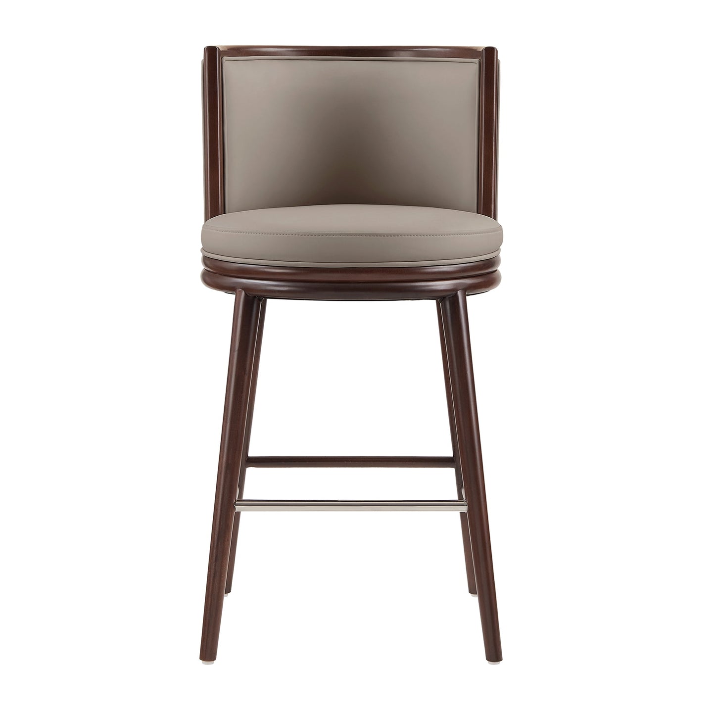 Evalyn Wood Upholstered Barstool