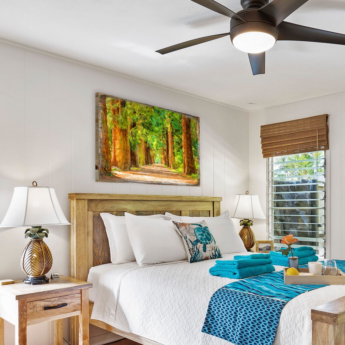 Laverriere Forest Art Wooden Wall Art by Nature Wonders - Nature Wildlife Decor  - 95244B