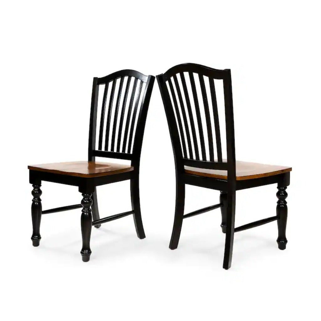 Simple Elegant Dining Side Chairs 2pc Set