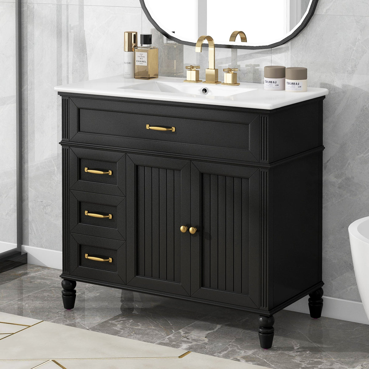 36" Bathroom Vanity with Sink