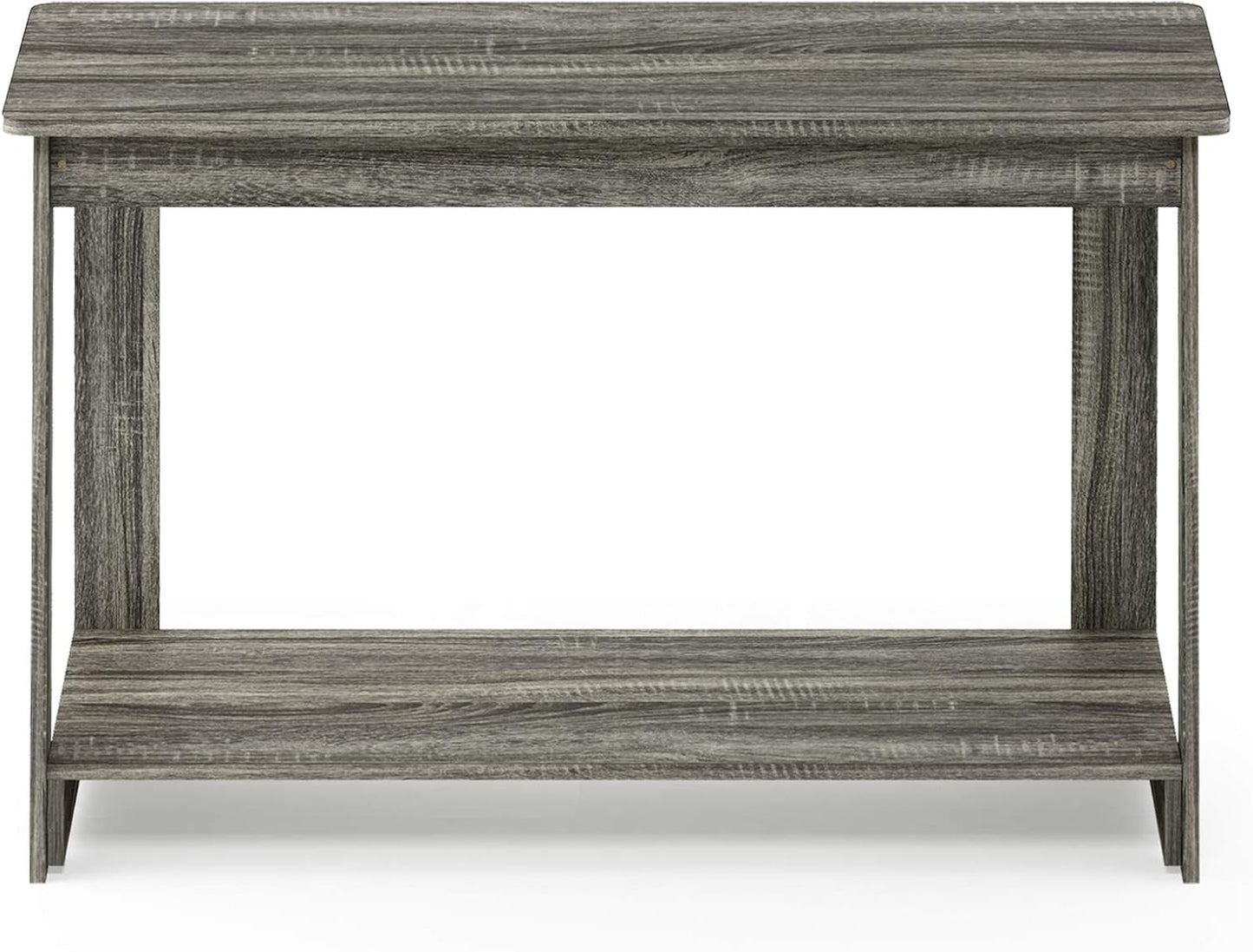 French Oak Grey TV Stand 35 Inch Wide For 37 Inch TV