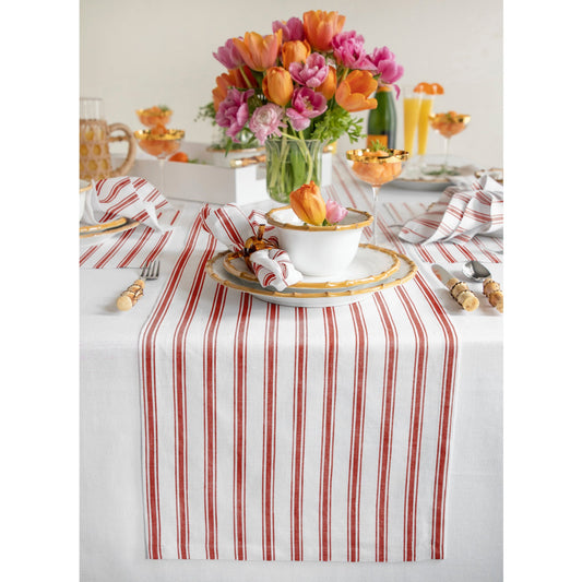 Capri Ticking Stripe Table Runner
