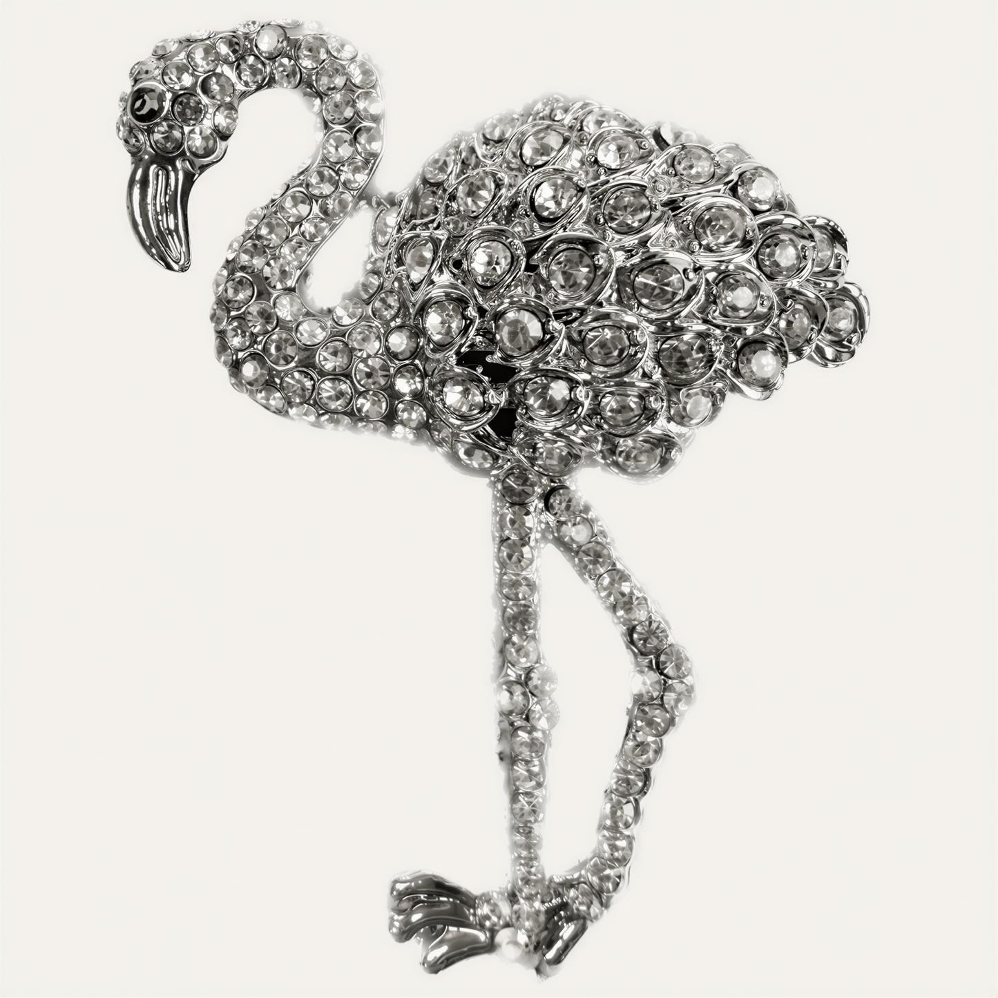 Silver Flamingo Napkin Rings – Elegant Rust Resistant Table Decor Rings for Dining