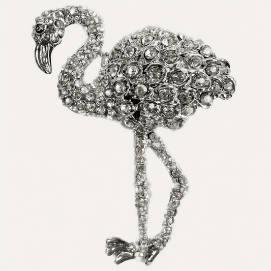 Silver Flamingo Napkin Rings – Elegant Rust Resistant Table Decor Rings for Dining