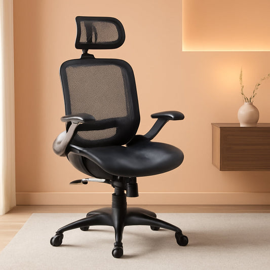 Ergonomic Adjustable High Back Mesh Office Chair Grey