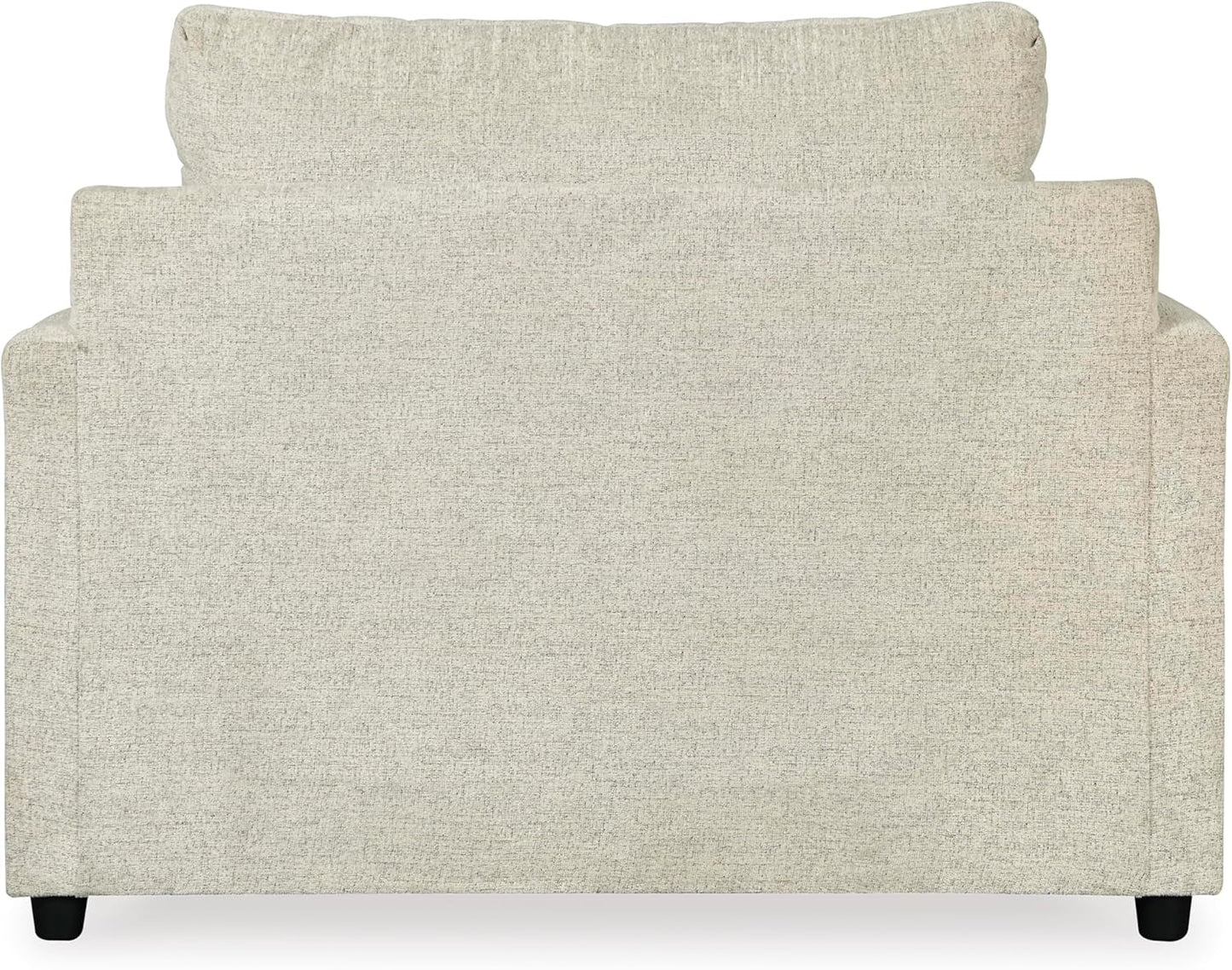 Soletren Contemporary Off White Chenille Upholstered Chair