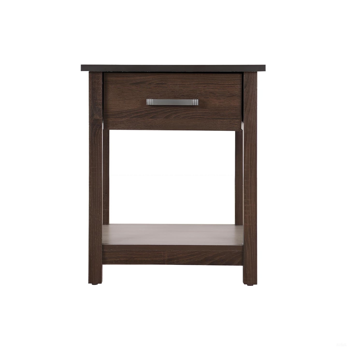 Sleek Contemporary Nightstand in Wenge