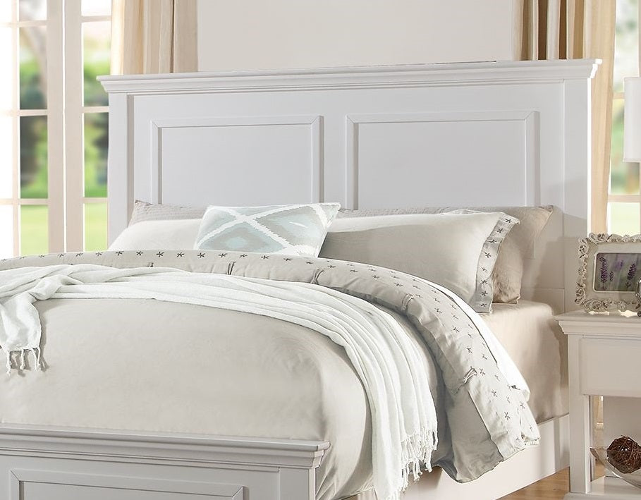 White California King Size Bedroom Furniture Set