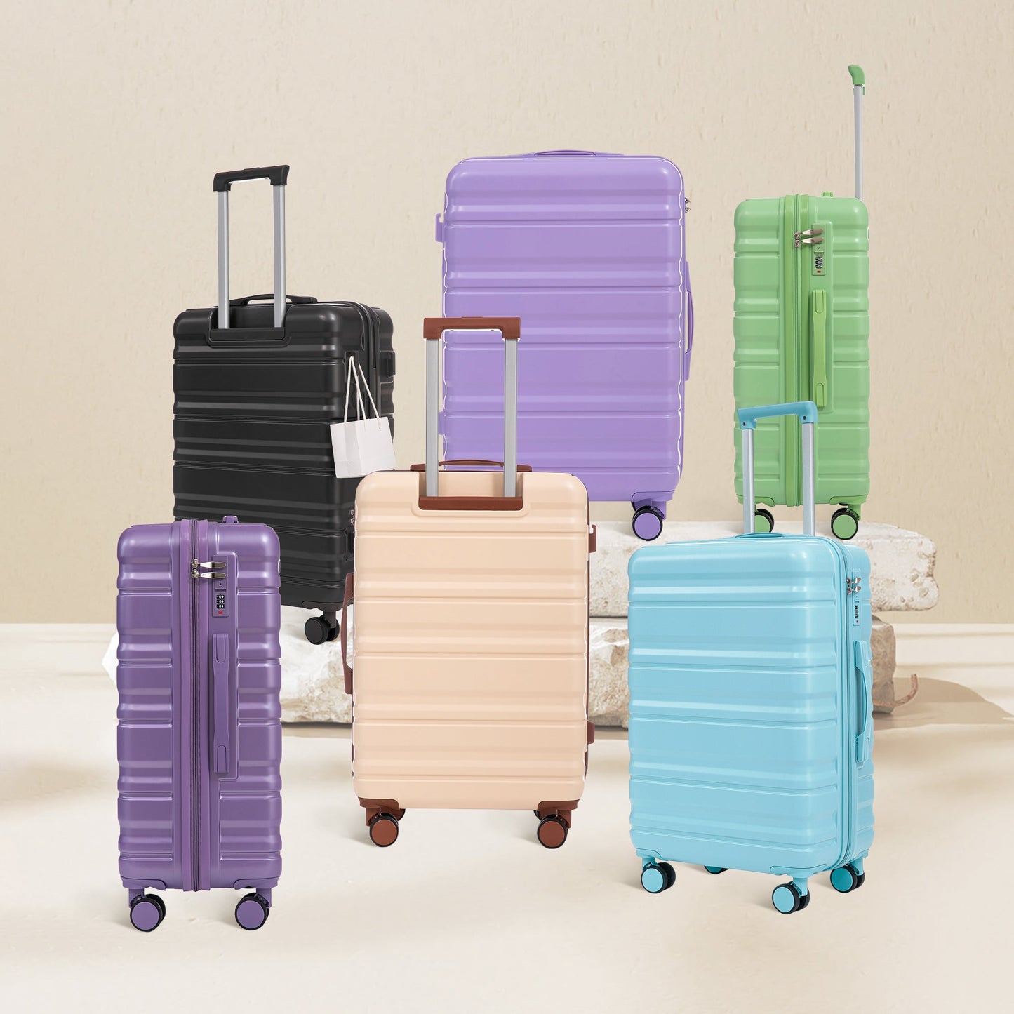 HIFINE TOURIST 20"/24"/28" 3-Piece Luggage Set