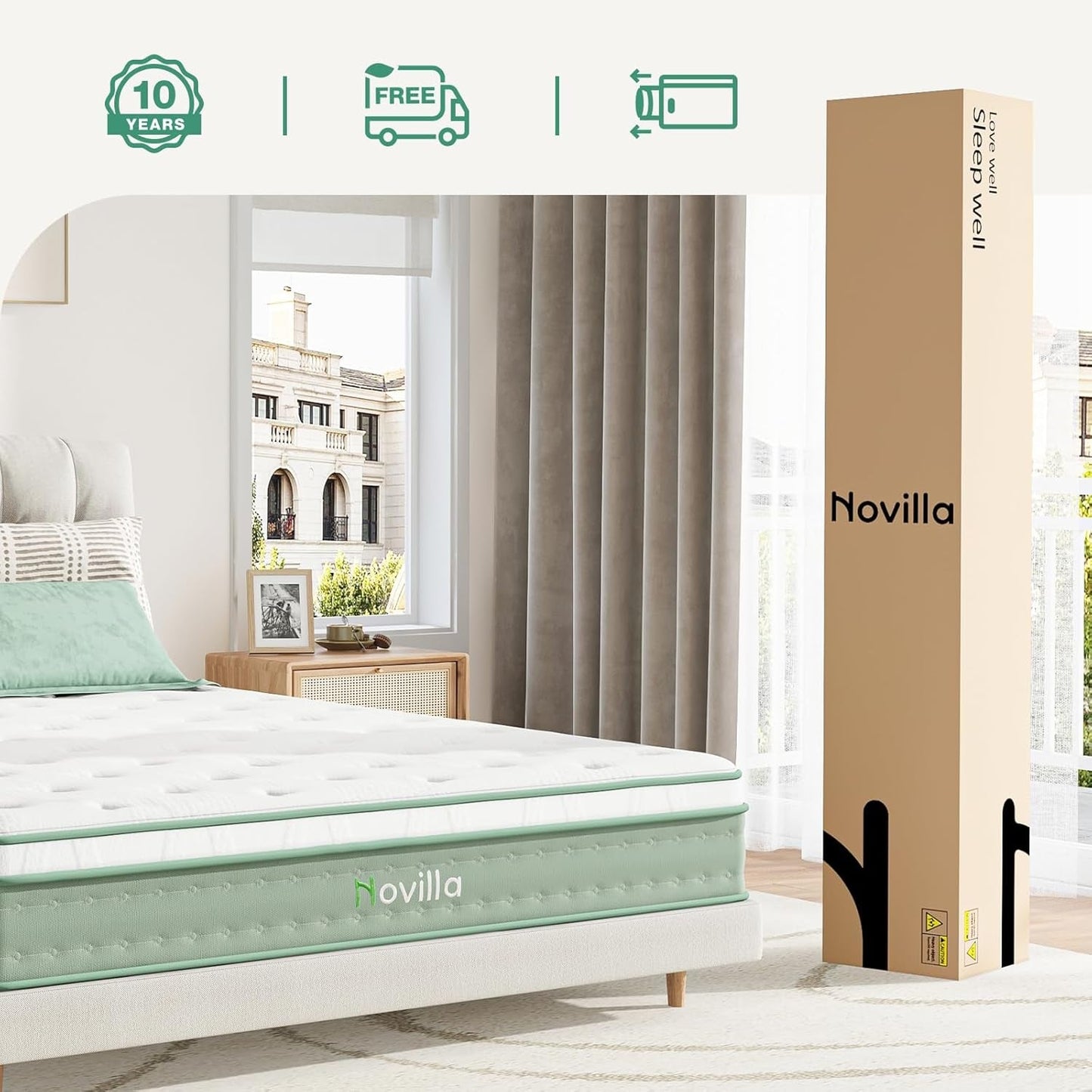 Twin Memory Foam Mattress Therapeutic Ergonomic Design