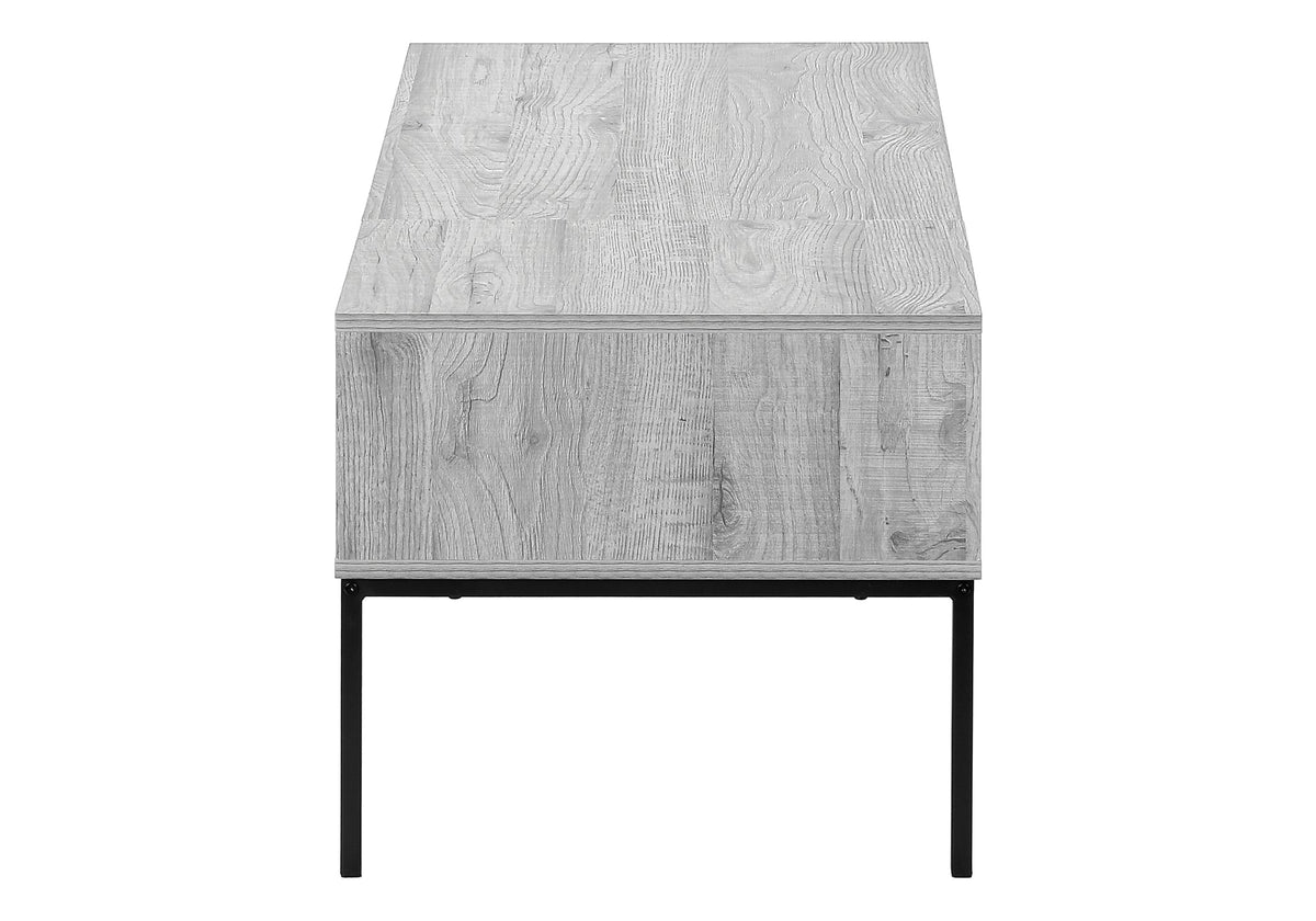 Coffee Table, 42" L, Rectangular, Cocktail, Lift-top
