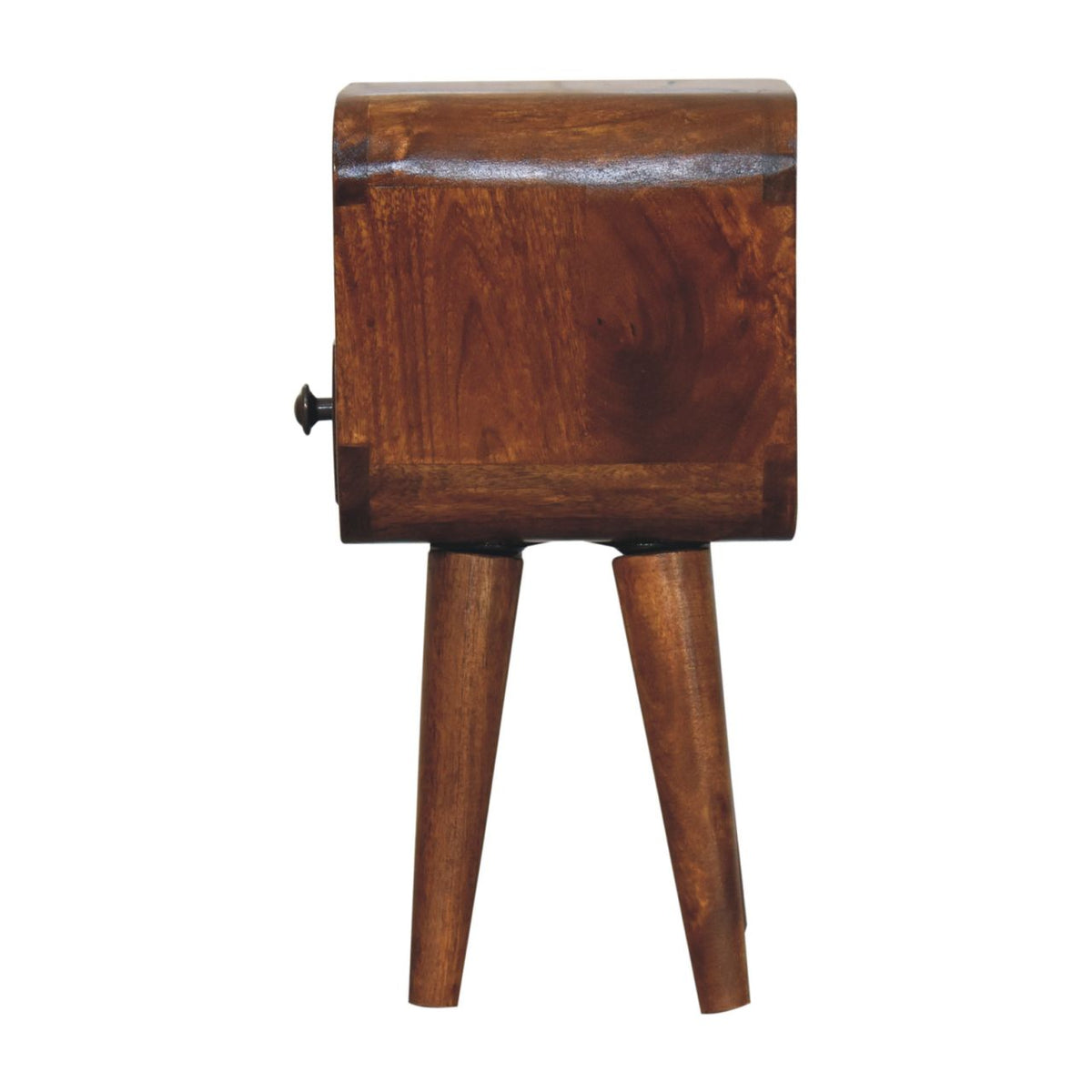 Solid Wood Extra Mini Curve Bedside