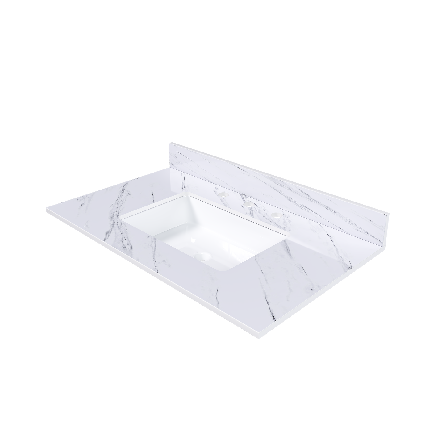 37 Inch Marble Vanity Top
