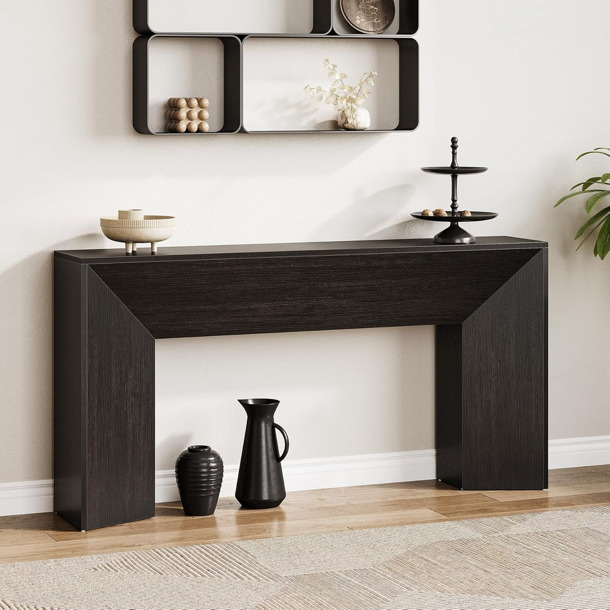 63" Extra Long Console Table - Modern Farmhouse Sofa Table