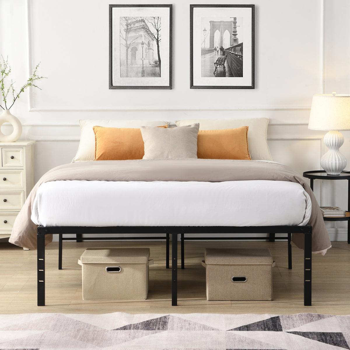 King Size Heavy Duty Metal Bed Frame