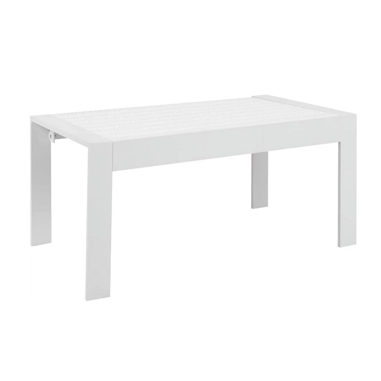 Modern 43" All-Weather Aluminum Patio Coffee Table