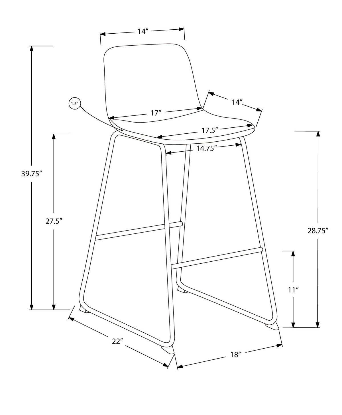 Office Chair, Bar Height, Standing, Computer Desk, Work