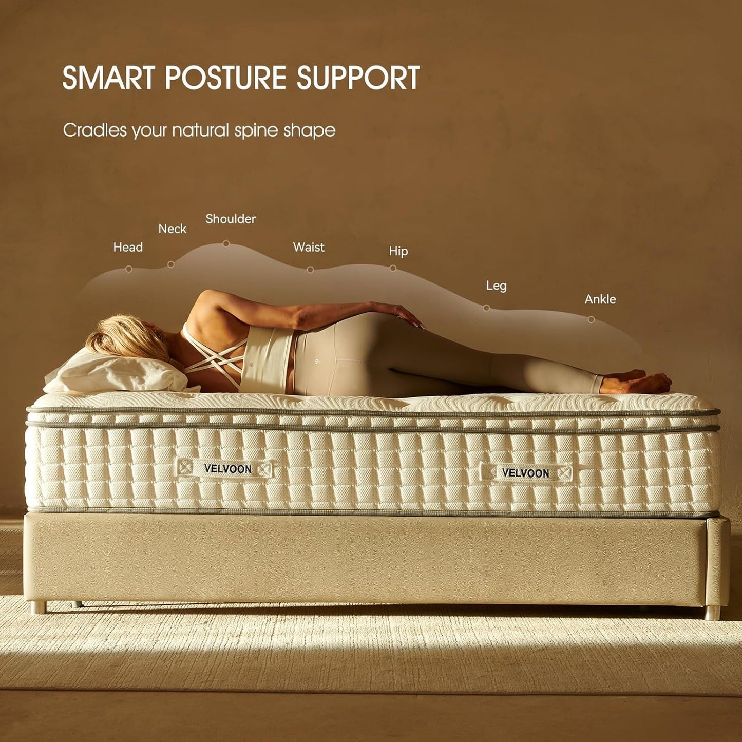Queen TwelveInch Cooling Gel Memory Foam Pressure Relief Mattress