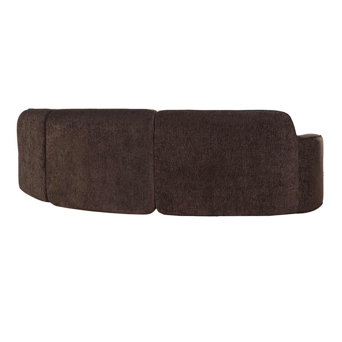 123" Modern Curved Sectional Sofa with Chaise Lounge