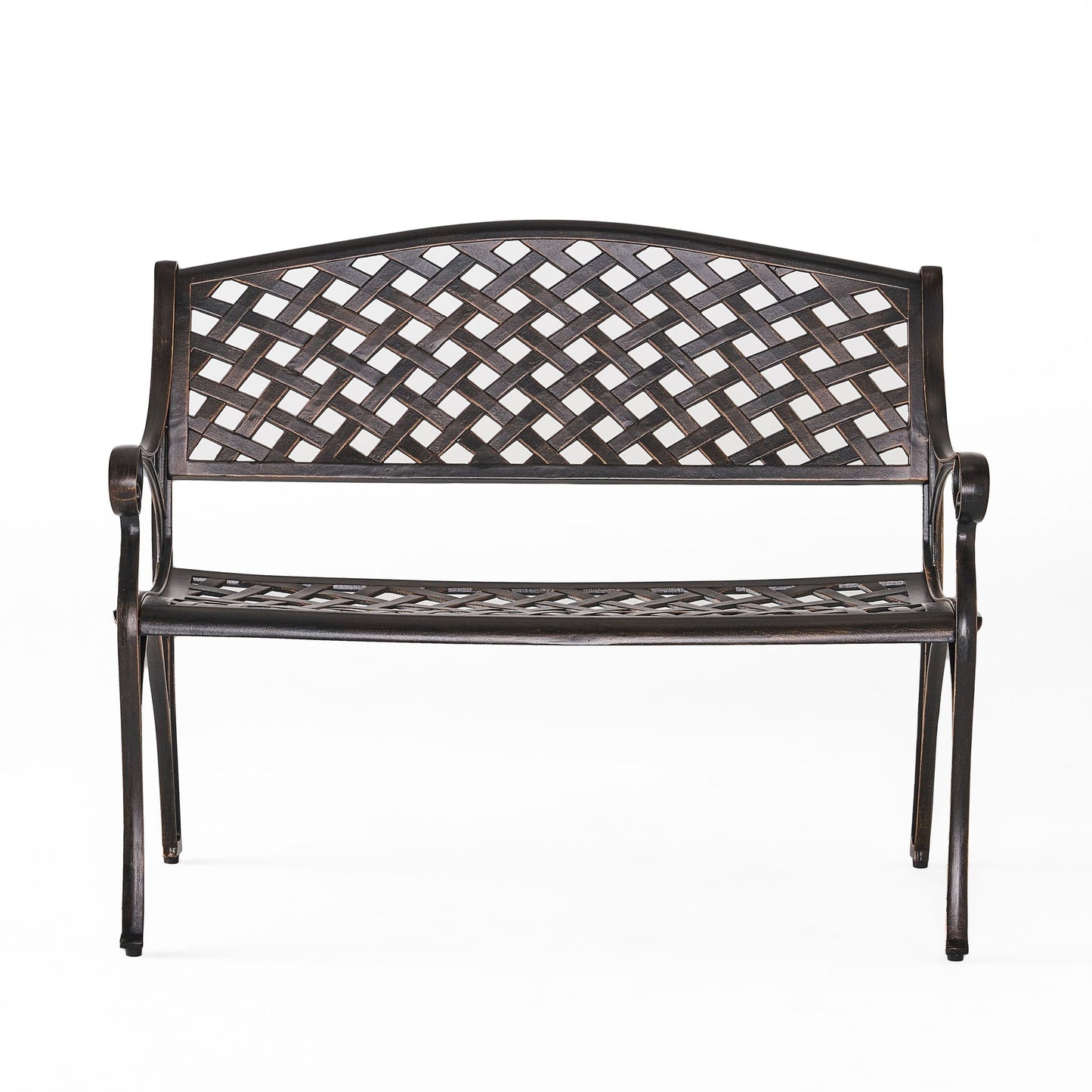 Spencer Cast Bench - Copper