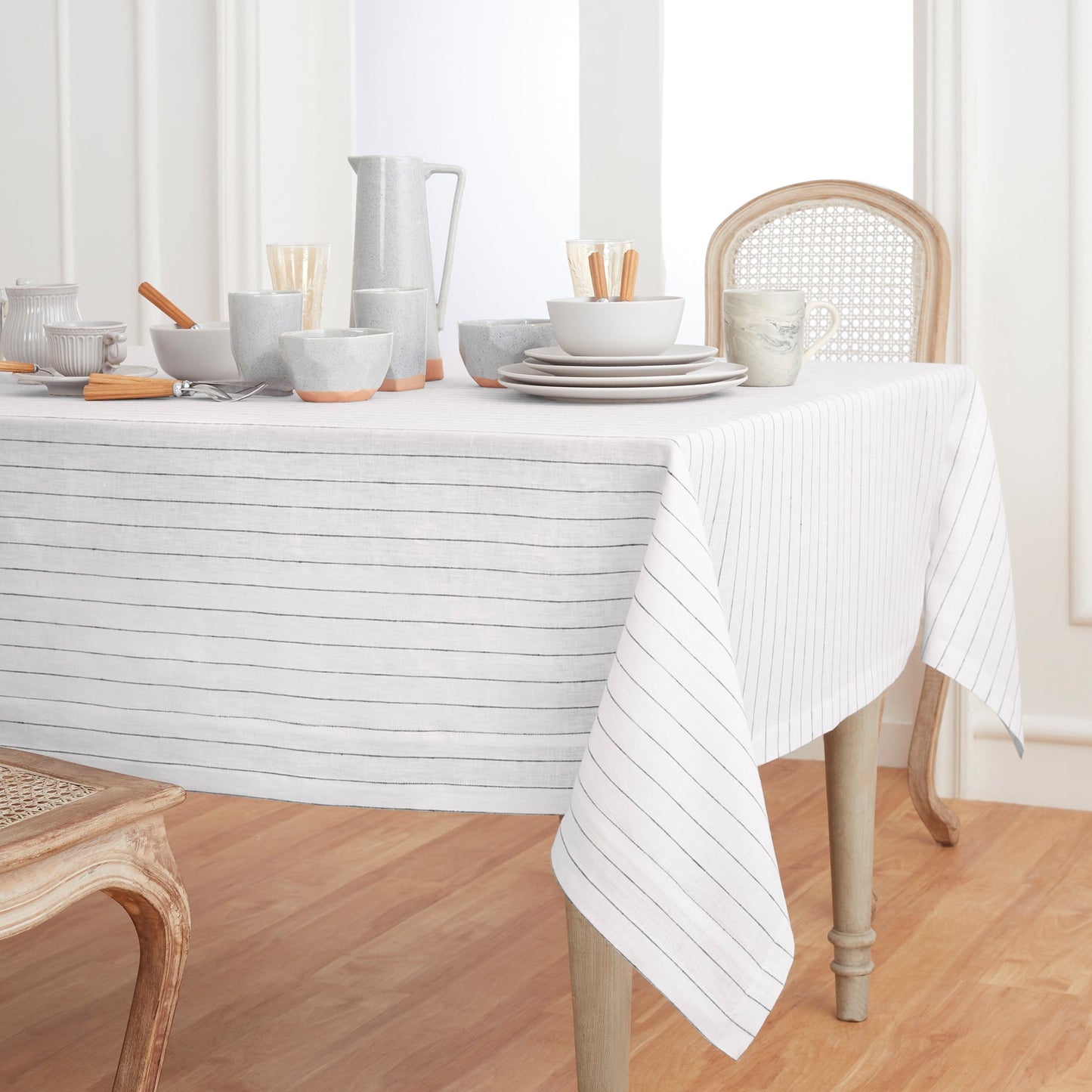 Pinstripe Tablecloth