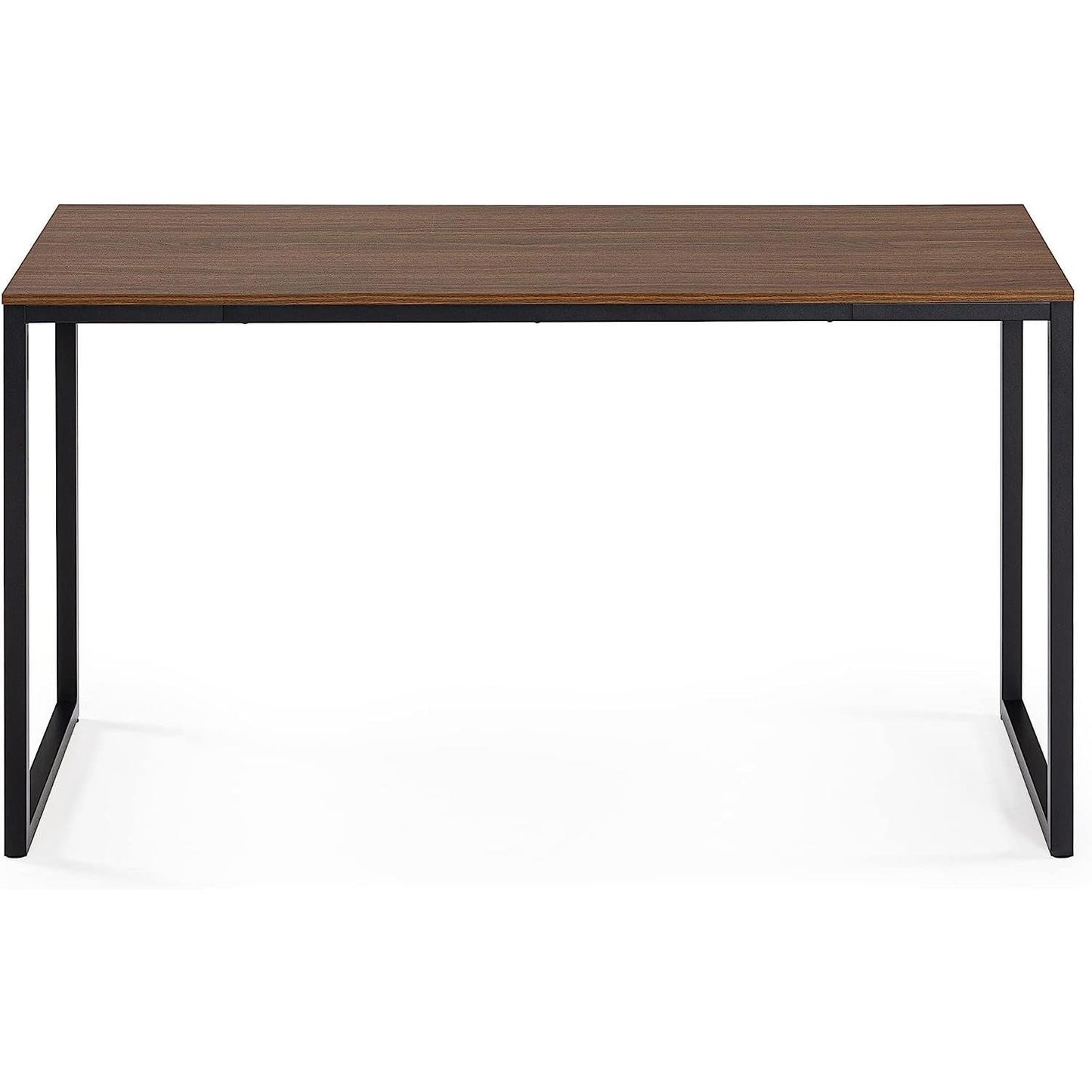 Black Frame Office Desk With Easy Assembly And Sturdy Build