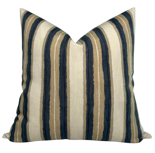Shoreline Pillow Cover in Pebble, Indoor Outdoor, Kelly Wearstler Textiles