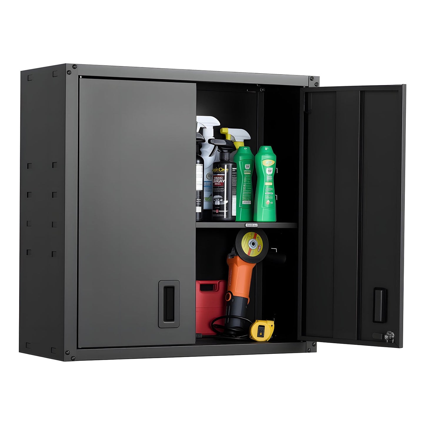 Metal Wall Cabinet, 30W x 12.2D x 30H Inch