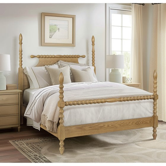 Solid Wood Queen Bed