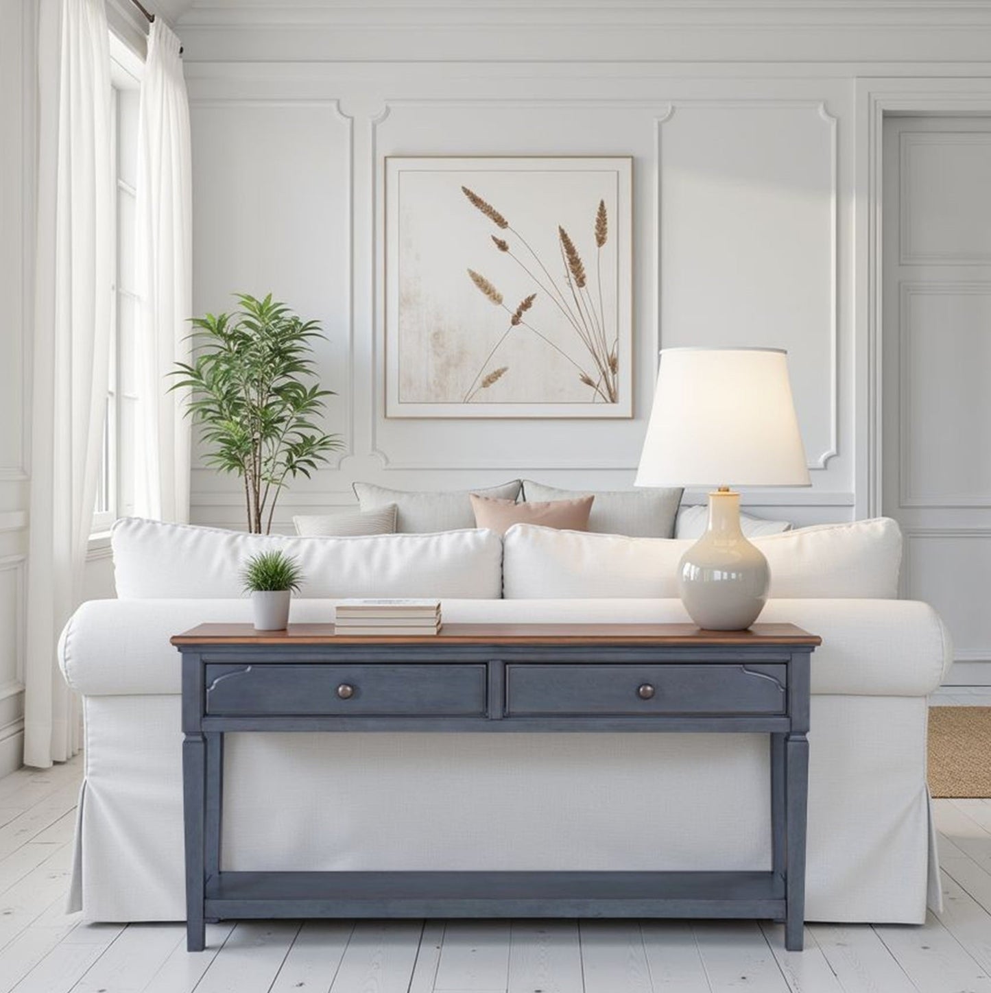 Americana 60 Inch Sofa Table, Corduroy