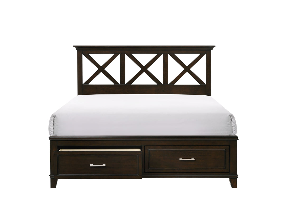 King X Storage Bed
